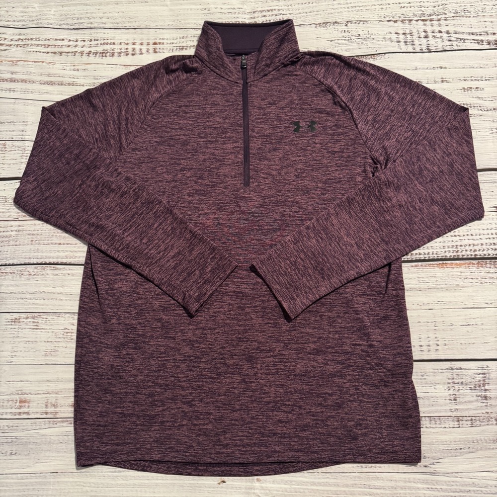 Under Armour Loose Fit Lightweight Long Sleeve Shirt Purple Women's Size Medium